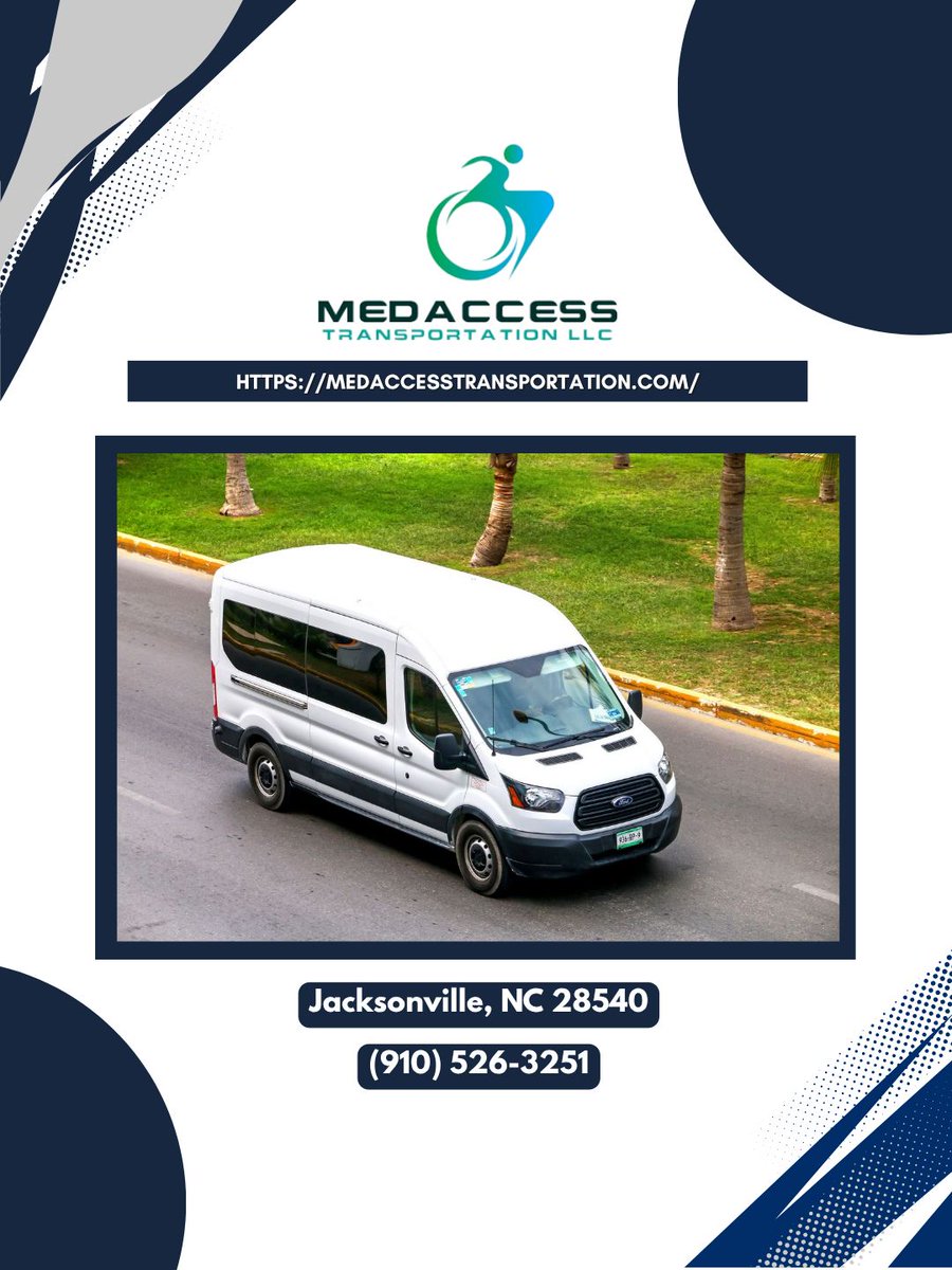 MedacsTransport's tweet photo. Reliable transportation makes every appointment easier to manage. Our #NonEmergencyTransportation is available for planned trips with a focus on timely arrivals and comfortable travel. Contact us at (910) 526-3251 today!
https://t.co/StDXblbQAd https://t.co/tpQCIFe2Fg