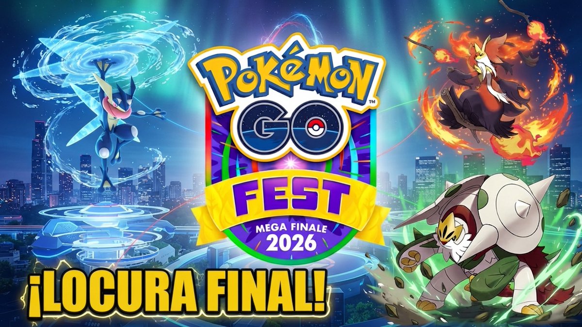keibron's tweet photo. 🚨 EL LOGO DEL GO FEST MEGAFINAL ESCONDE ALGO MUY GRANDE 👀🔥

He analizado cada detalle y hay pistas que apuntan a la llegada de:

💧 Mega Greninja
🔥 Mega Delphox
🌿 Mega Chesnaught

Pero… ¿y si Pokémon GO nos tiene preparada una sorpresa todavía mayor? 🤯
¿Eternatus Shiny? ¿Ultra Necrozma? ¿Mega Zygarde? 👀

Te cuento TODAS mis teorías aquí 👇
https://t.co/VbDE85EQPU

#PokemonGO #GOFest #PokemonGOFest