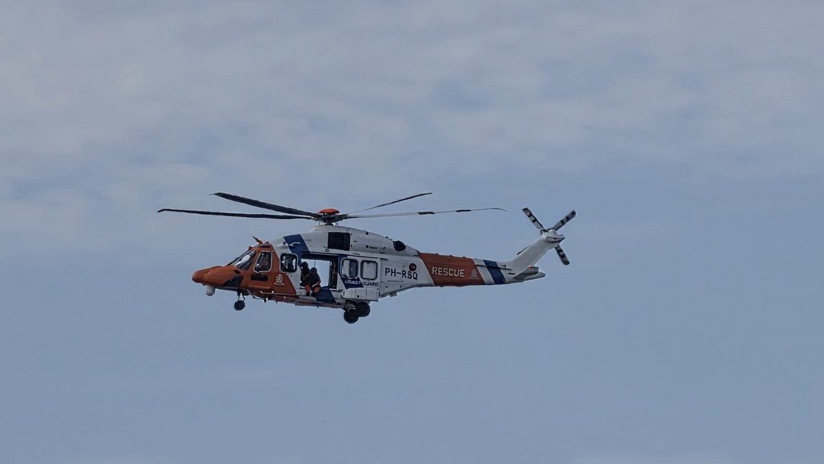 Persoon gered in Hoek van Holland, uiteindelijk loos alarm