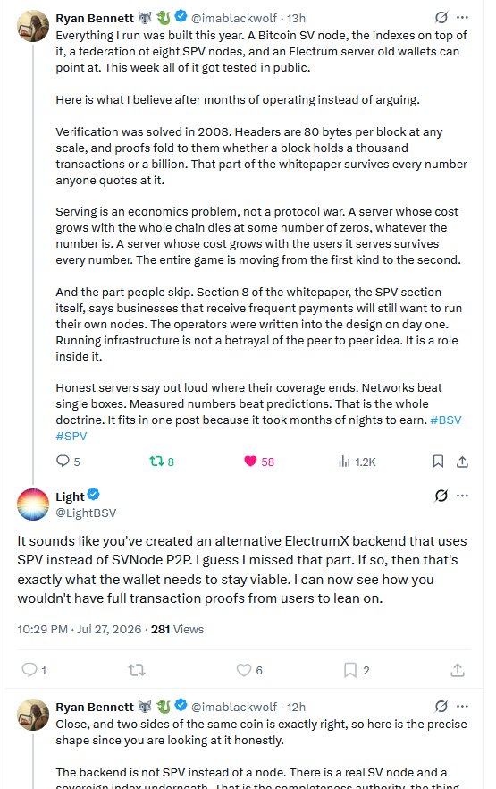 cryptorebel_SV's tweet photo. LightBSV has flip flopped. The other day he was saying that ElectrumSVP is a dead project and attacking and slandering people who wanted to improve it. Now he is forced to admit he completely missed out on what we are building, and it is viable after all.  No apology.  Go figure. https://t.co/EZAt2thr1c