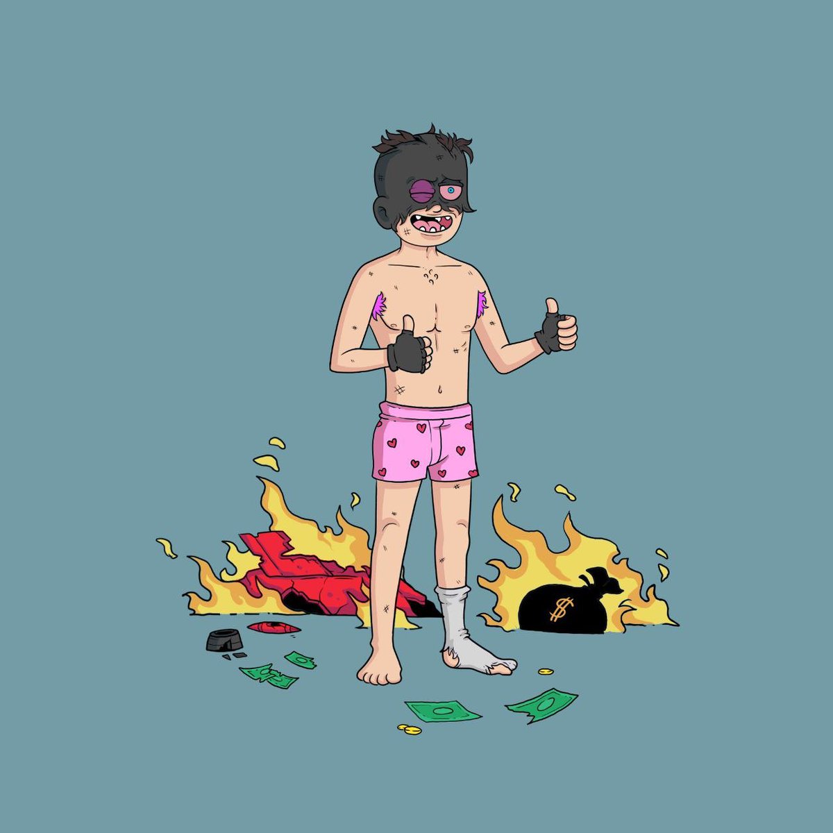 TheConmenNFT's tweet photo. Scoot & Loot has landed (some of you more gracefully than others).

Congrats to our top climbers:
Top 10 — Free NFT (sent post-mint)
Top 11-250 — GTD
Top 251-500 — WL

Mission status: survived
Loot status: -$$$
Aura: +100000

Thanks for flying with us. Bustville’s just getting started.