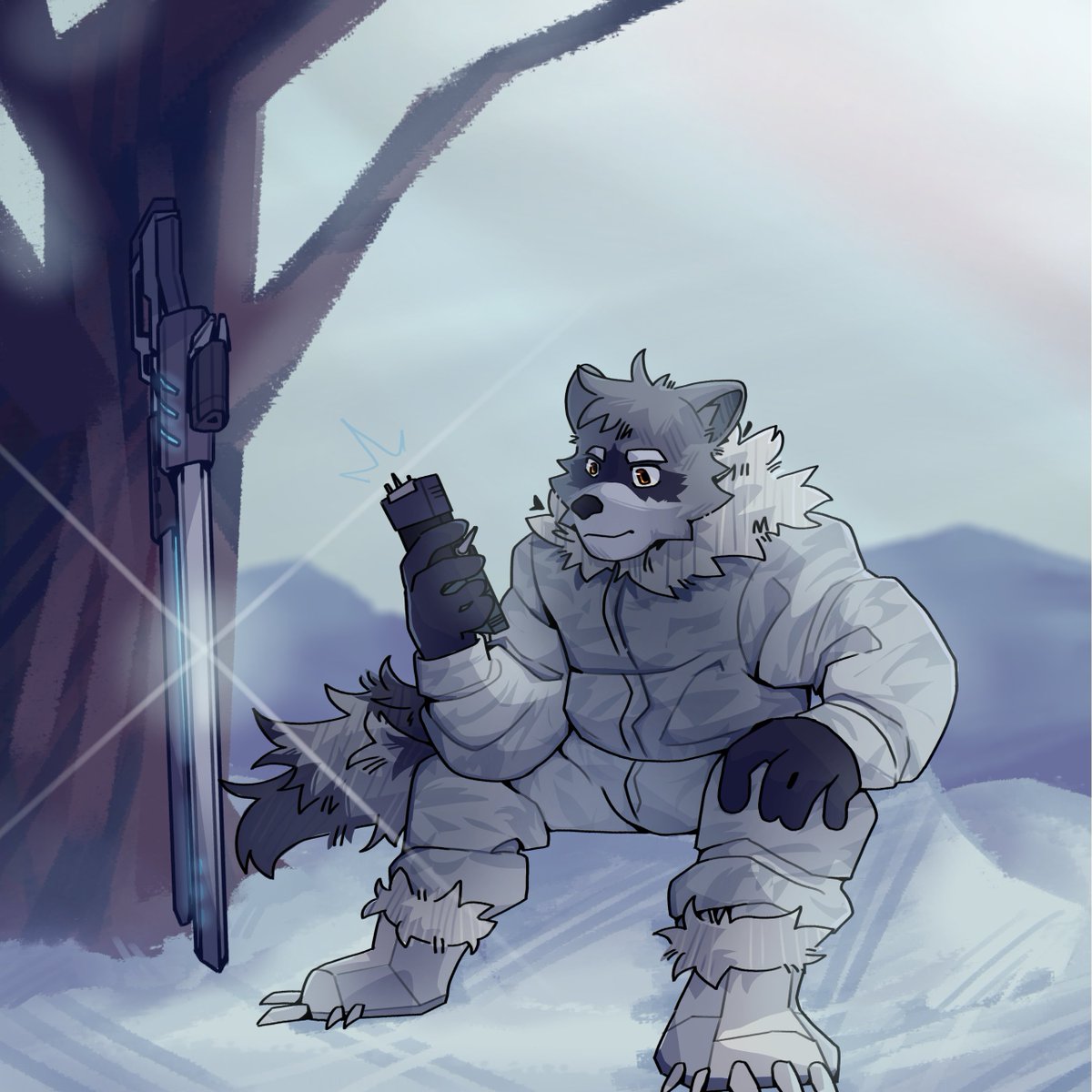 TrueIFell's tweet photo. Racoon COMM
#furryart #commissionart #furrycommission #digitalart #drawing https://t.co/8hZTZE7vdz