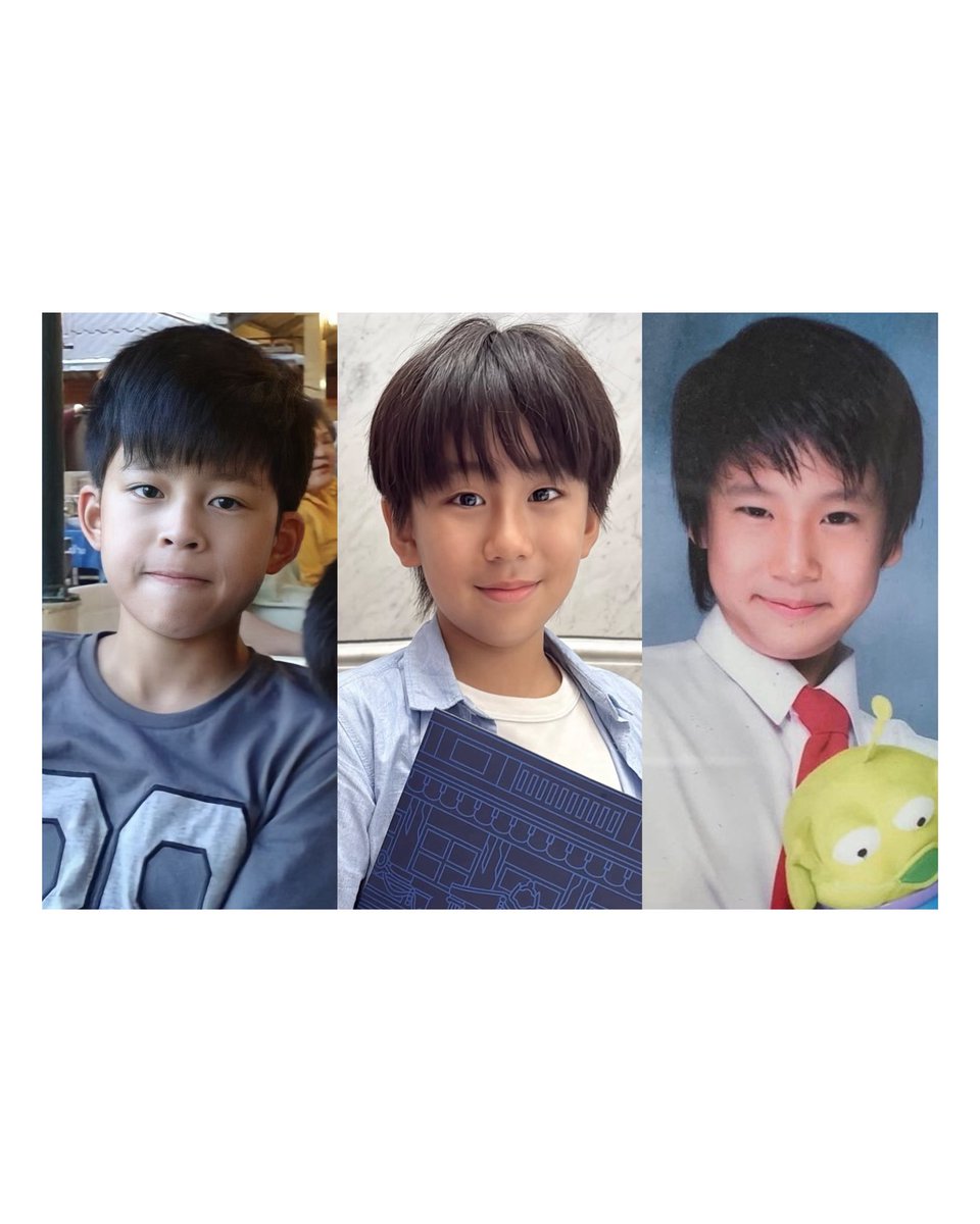 narawino's tweet photo. the boy who plays mhok in peach &amp; me is just like pondphuwin irl, like that’s really their kid 🥹 https://t.co/PyX8Y5QhBM