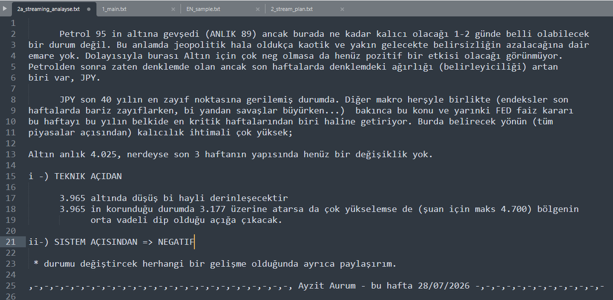 AyzitAU's tweet photo. $XAU bu hafta; https://t.co/oc1AqWnrvo