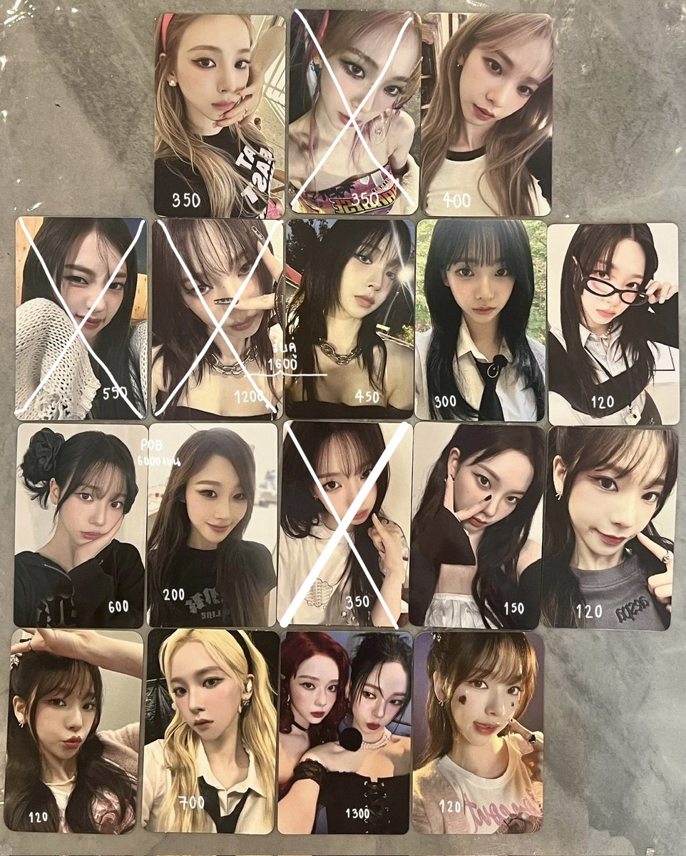 jijjess's tweet photo. wts | พร้อมส่ง ✿

˗ˏˋ การ์ดคาริน่า ´ˎ˗

♡ ราคาในภาพรวมส่งทุกใบ
♡ รับมัดจำ / นัดรับสยาม
♡ สอบถามเพิ่มเติม dm ka
#ตลาดนัดaespa #ตลาดนัดเอสป้า https://t.co/05wqrmYOJ8