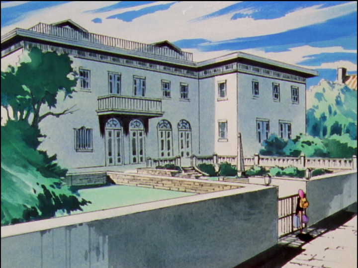 aristophaneet's tweet photo. somehow only just realized that the dorm in revolutionary girl utena is modeled on yukio mishima's house https://t.co/q6mN6S6eIq