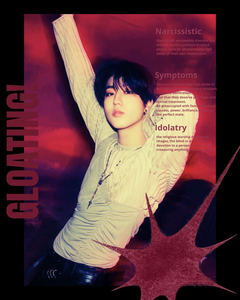 DMG_Ofc's tweet photo. DMG 'Gloating' Concept Teaser : KINGDOM FINALE π©Έ
π 2030.08.03 8PM (KST)
πΊ KINGDOM LIVE STAGE : 8PM (KST)
πΏ Listen on 'KINGDOM <FINAL>'
#AJ
#DMG #λμ μ§
#Gloating #DMG_Gloating
#KINGDOM #νΉλ€ #KINGDOM_FINALE
#Narcissistic #Idolatry https://t.co/RdSNiKcKPI