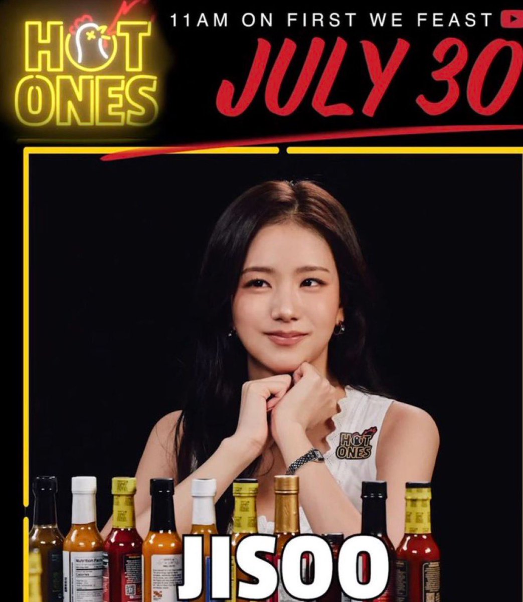 glittermagazine's tweet photo. Jisoo is set to take on the ‘Hot Ones’ challenge this week. 🍗 ❤️‍🔥 

#Jisoo #HotOnes https://t.co/tcQkJxeMr6