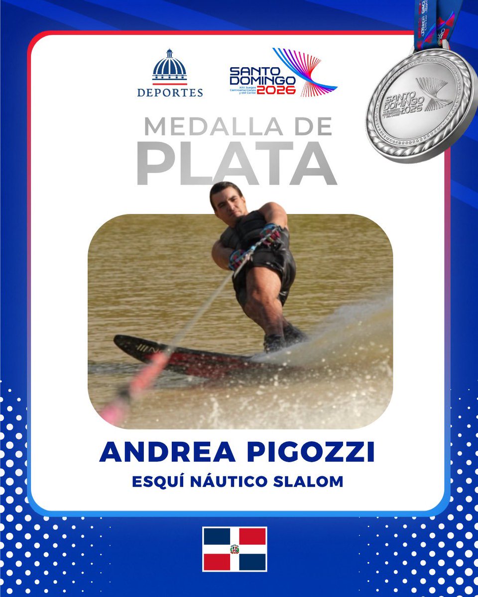 miderec_rd's tweet photo. Los hermanos Pigozzi continúan cosechando medallas, en esta ocasión dos platas más para el medallero de la República Dominicana. 

#JuegosDelCentenario #JuegosCentroamericanos2026 #Miderec https://t.co/87jubzZV2R