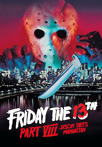 SlasherRadio's tweet photo. 37 Years ago today FRIDAY THE 13TH PART VIII: JASON TAKES MANHATTAN released 🩸