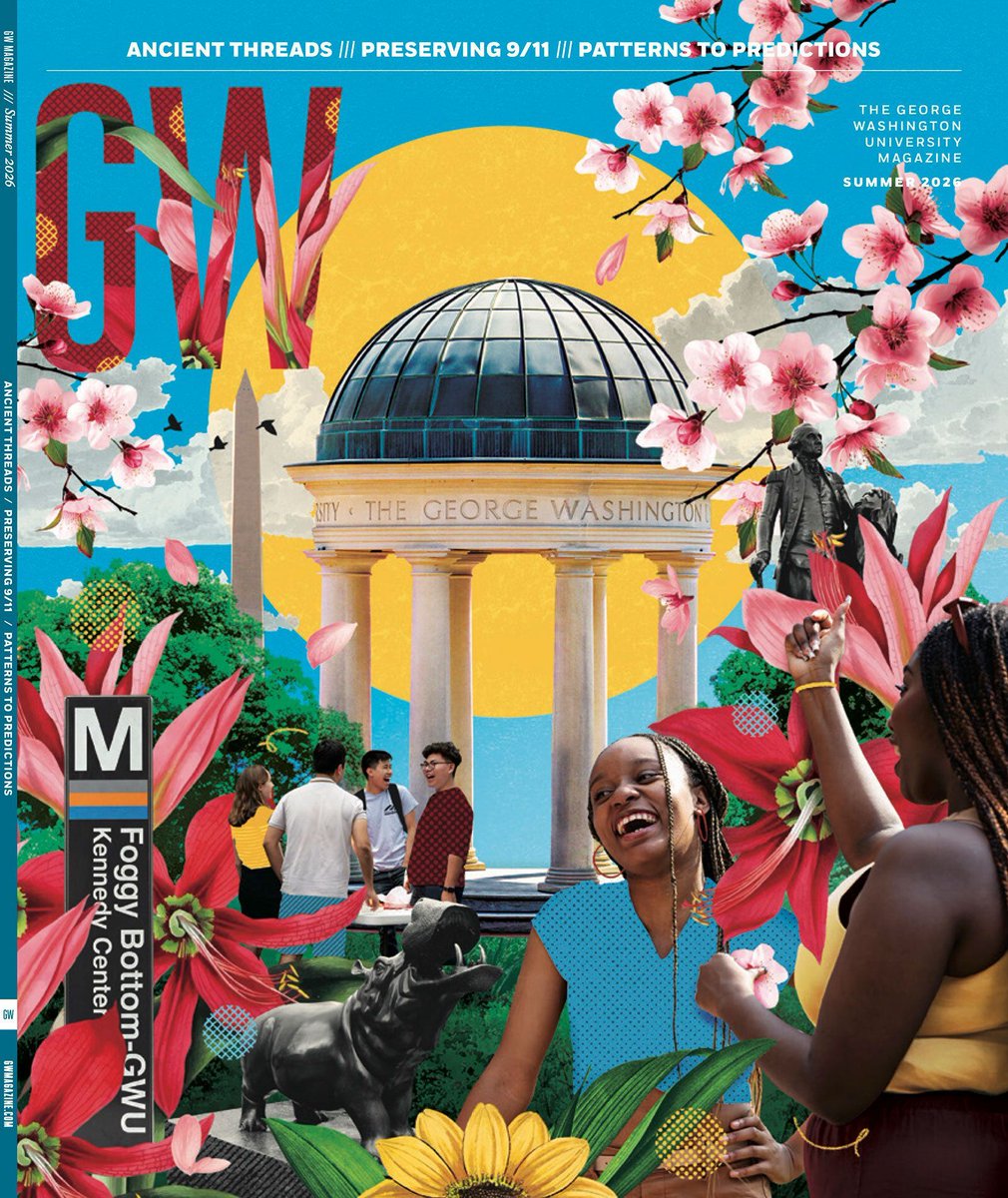 morgangaynin's tweet photo. Beautiful and vibrant collage art by Beatriz Ortiz for George Washington University's Summer 2026 issue of GW Magazine 🌸   

See more from Beatriz in her portfolio: https://t.co/ezy54J1f62 https://t.co/n0nXauXp7I