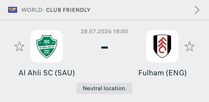 Kingzchuks_'s tweet photo. $20 GIVEAWAY 🎁 
Predict the correct score for Al Ahli Sc V Fulham. 

2 winners get $10 each. LFG 
Follow me 
Like &amp; Retweet 
Join our telegram channel for more https://t.co/pvK2MKXYWV