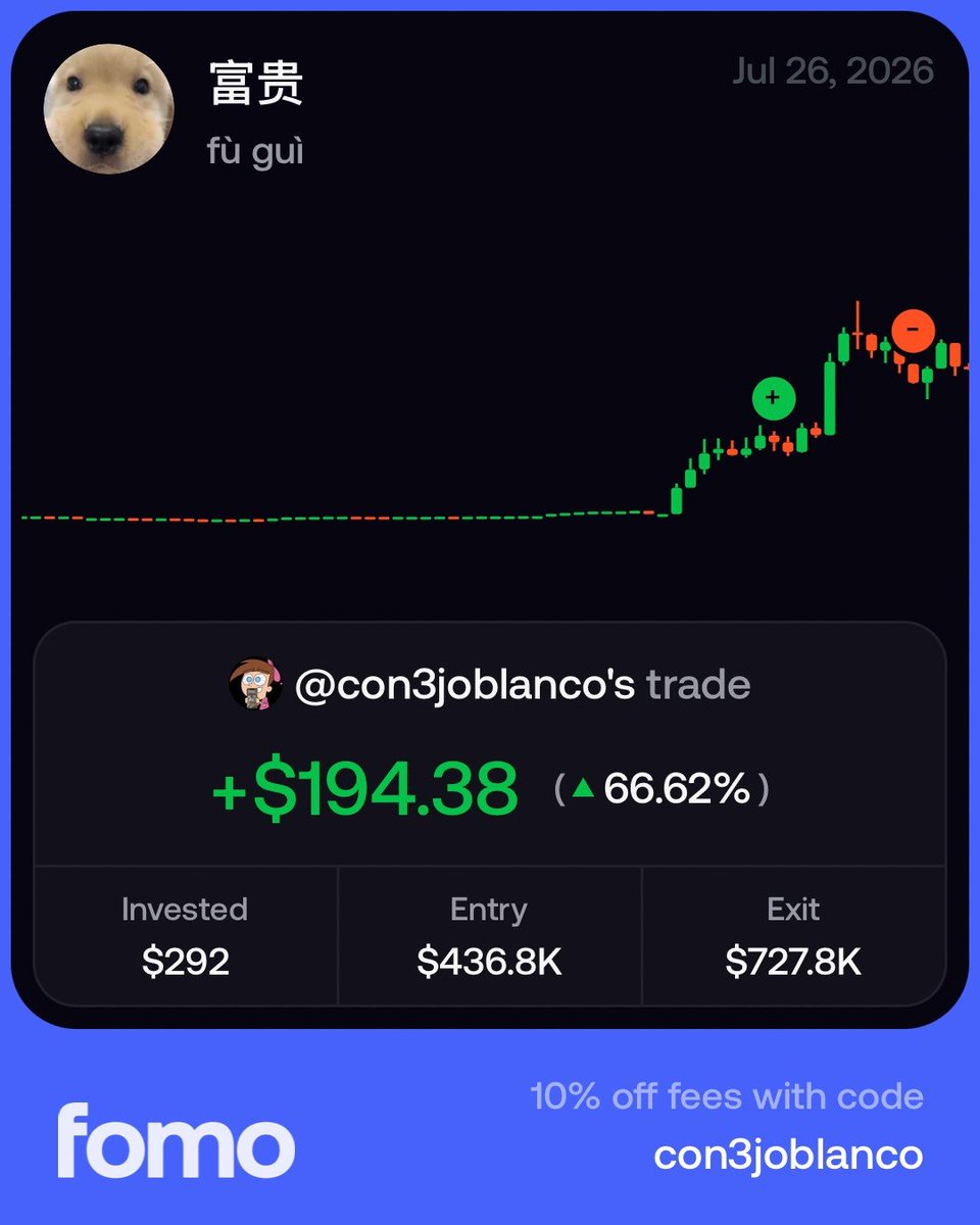 casaweb3's tweet photo. Bear market?
La mayoría se esconde.
La comunidad real caza.
Mientras el miedo domina, hay gente que sigue construyendo, educando y encontrando alpha todos los días.

Un ejemplo claro: @con3joblanco

Esto no es suerte.
Es mentalidad.

¿Quién más está aprovechando este bear en vez de quejarse?

Etiqueta a tu degen favorito.