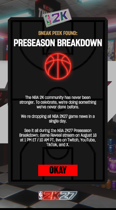 IIockk's tweet photo. HERE ARE ALL THE INFO CARDS FROM TODAY'S #NBA2K27 LIVESTREAM!

1/3 https://t.co/qxiGlcyM43
