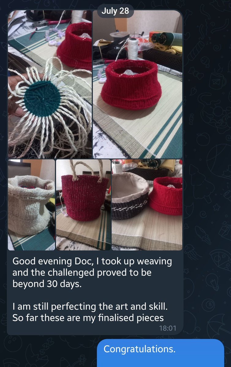 amerix's tweet photo. In June, I set up a 30-day skills roadmap for my female followers called The Feminine Skills Roadmap.

It was created to encourage women to pick a feminine skill, learn, create a product &amp; learn how to sell.

Here are results from one of them.

Nobody will save you except you. https://t.co/Ta7oWgT8yG