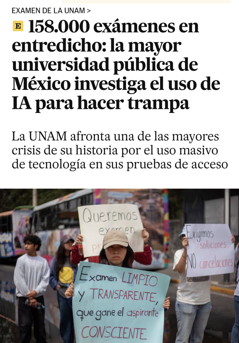 PelonGomis's tweet photo. Si necesitas hacer trampa para entrar a la UNAM… ¿Cómo carajos piensas ejercer honestamente cuando ya tengas el título?

Por el bien de todos… ¡La corrupción (que según amlo ya no existe) también hace su examen de admisión en la UNAM!

¡Viva México, cabrones! 🥴 https://t.co/PtyLuYe3sL