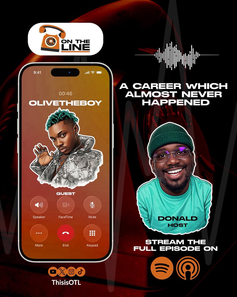 3Xtra_GH's tweet photo. A career which almost never happened” — but @olivetheboy made it happen.

Listen to his full story here 👉 https://t.co/uveHx6D5Xv

#ThisisOTL #OnTheLine https://t.co/jpQBHJMT66