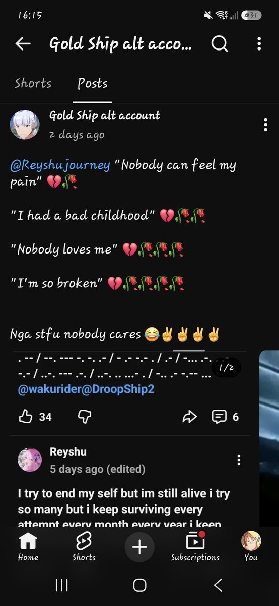 Mezzu_Blossom's tweet photo. So guys this umatuber is attacked other umatubers noticably Waku... they are racist, Homophobic accusing Waku of being a pedo and everything and they make AI generated images, Call them the R slur and the N slur. We need the to be off youtuber report the account! https://t.co/aRrQcxfRJ7