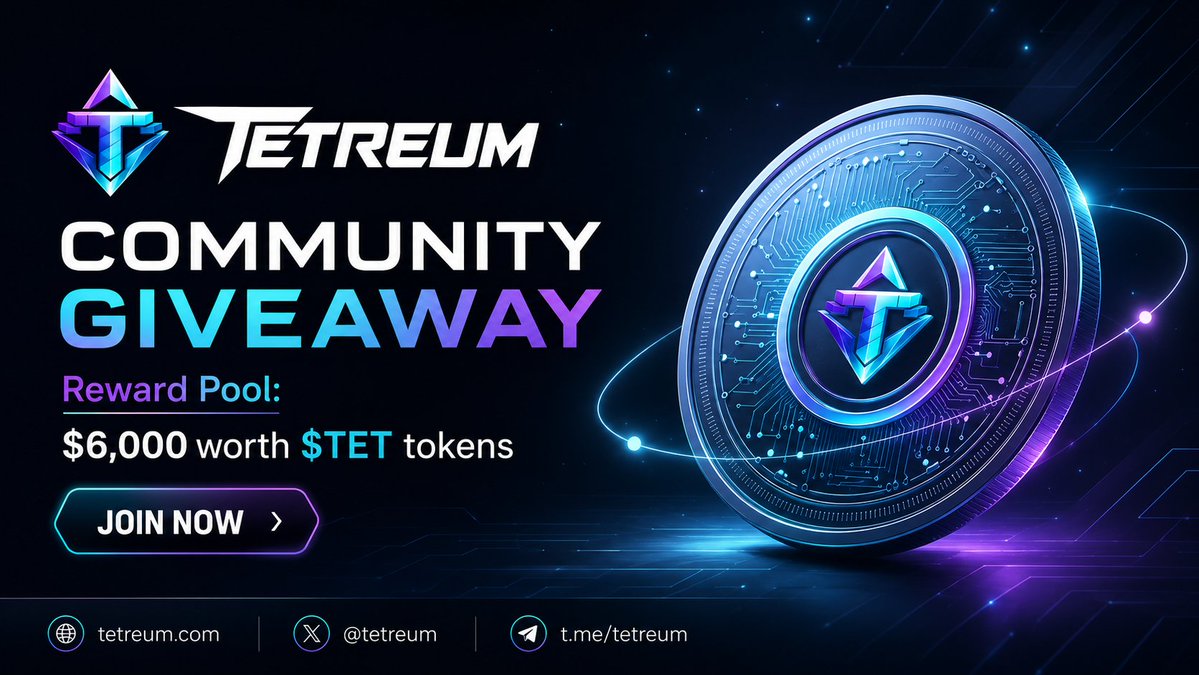 tetreum's tweet photo. 🚀 $TET AIRDROP IS LIVE!

Prize Pool: $6,000 worth of $TET

🎁 500 Random Winners → $8 worth of $TET each
🏆 Top 50 Referrers → Share $2,000 worth of $TET

✅ Airdrop Link: https://t.co/5Hdt79fv53

⏰ Ends: 10th August 2026
📦 Distribution: After Listing

Don’t miss your chance!
Like ❤️ | RT 🔄 | Follow & Tag friends

#Tetreum #TET #Airdrop #CryptoAirdrop #Crypto #Bitcoin