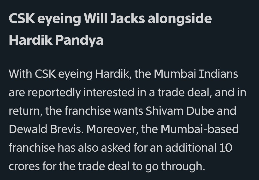 AnishTwtt's tweet photo. 3rd point of that tweet.

Key player- Brevis
Demanded +1 Player - Jacks

Updated here about the negotiation before Crex. https://t.co/OFgIIegFAb