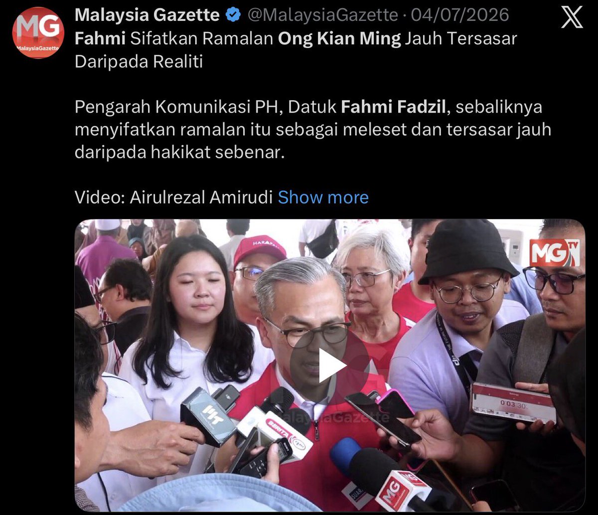 syahir's tweet photo. okay la nada yang lebih humble dan membumi berbanding reaksi kepada culaan Ong Kian Ming untuk PRN Johor awal bulan lepas. 

yang penting belajar daripada kesilapan. https://t.co/kVgfjyABRD