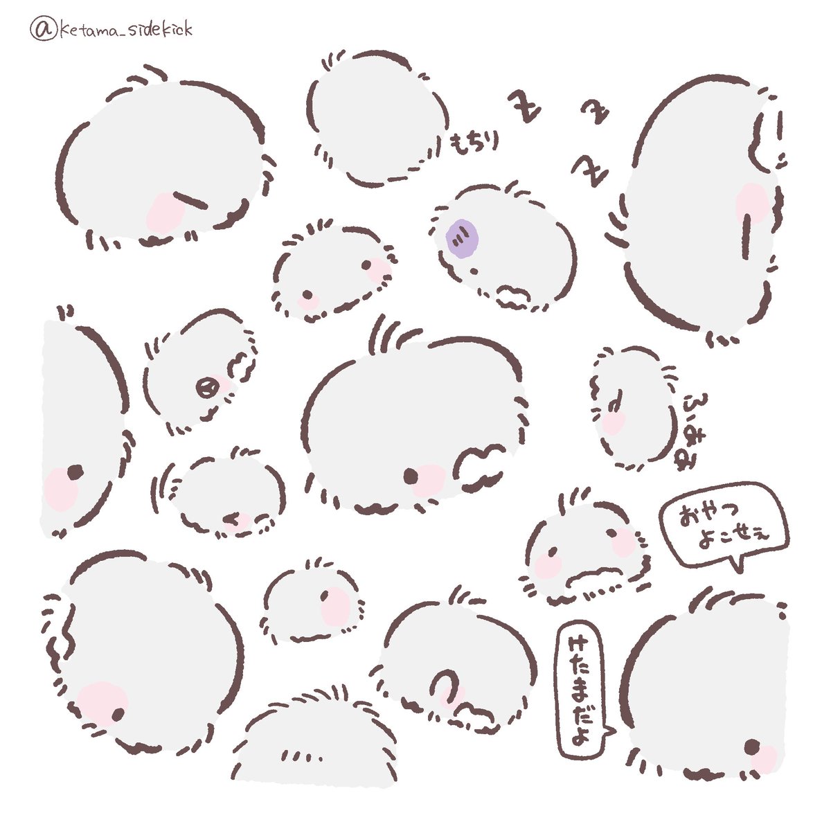 ketama_sidekick's tweet photo. #モフ絵 #Moflin   けたまだよー https://t.co/36wEHJrNUz