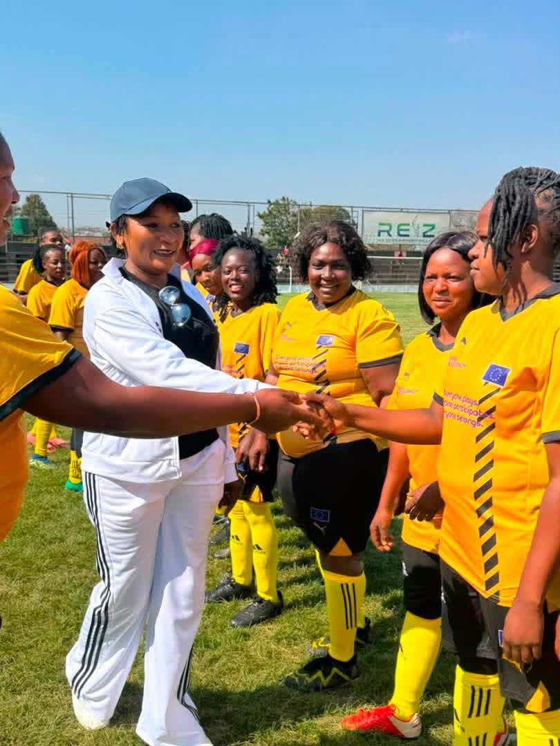 hrc_zambia's tweet photo. @hrc_zambia Chairperson @TowelaSambo has called on Zambians to reject electoral violence, hate speech &amp; intolerance, urging citizens to embrace peaceful participation ahead of the 13 August 2026 polls.

More on our  website: https://t.co/2lGFKp0mJJ

#PeaceThroughSports https://t.co/FAvSyQMg3l