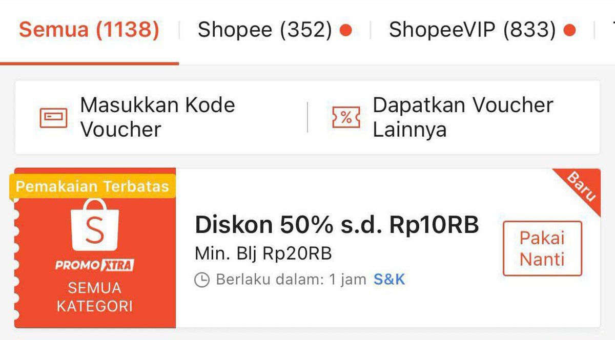 Armand_Rio's tweet photo. Voucer diskon Serbu Rabu
Jam 00:00 WIB

Diskon 50% 
Min. belanja 20RB
Kode: SERBURABU29JUL

Input disini
https://t.co/rVp0FBwkUN https://t.co/GOUCyVRw0s