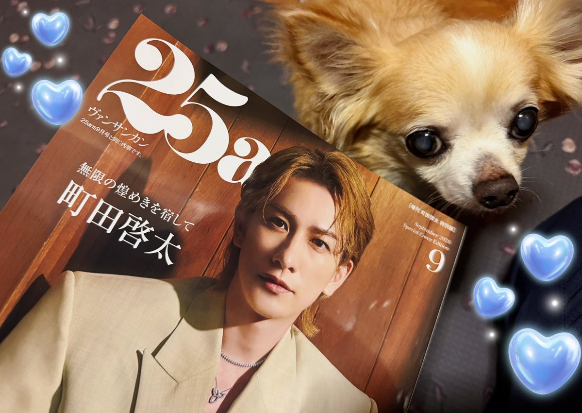 我が家にも お越しくださってた☺️ 今からパンくん🐶に見つめられ
