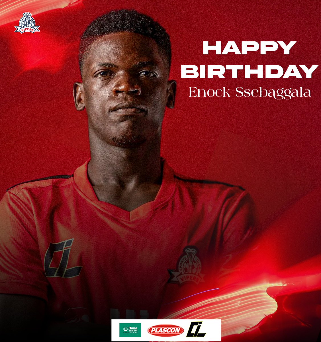 VipersSC's tweet photo. Venoms, let’s all wish midfielder, Enock Ssebaggala, a very happy birthday! 🥳

Have a super one, skipper! 💥

#VenomsUpdates || #OneTeamOneDream || https://t.co/f5j3EEPqmj