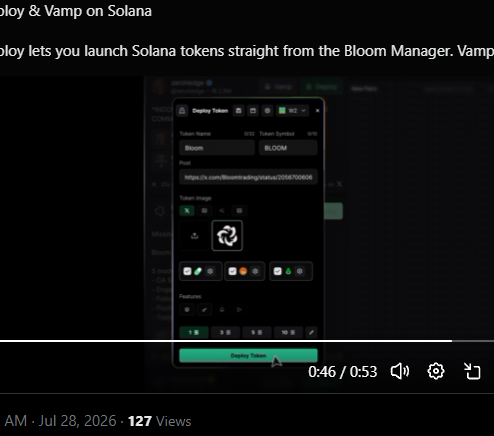 trenchDT's tweet photo. They actually deployed a $BLOOm coin?

0:46

5zEw5Zm43qQVZvTeYXfXHXd6uzKq2dbaaKxXkTuCpump https://t.co/sWhNTmp0z8