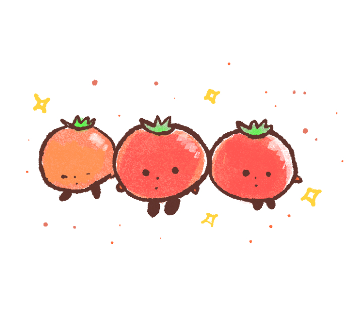 p_kosori's tweet photo. 家庭菜園の��ニトマトたくさんできてかわいい
#イラスト https://t.co/uQi6NSU8xC