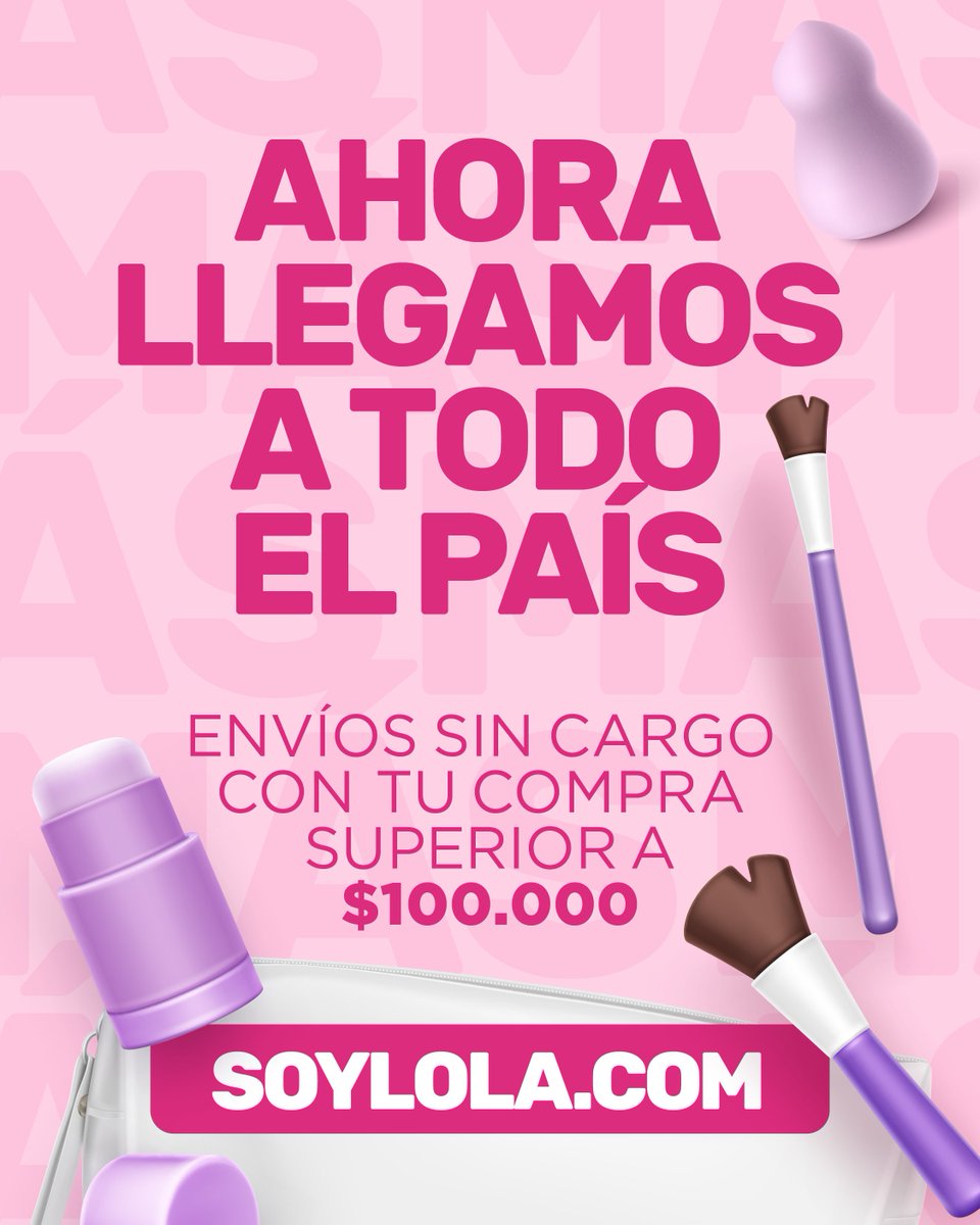 SoyLolaRosario's tweet photo. A un click de distancia 📲😉 Llevá tus productos favoritos en https://t.co/pVSPT5LK1P y aprovechá el envío gratis a todo el país en compras superiores a $100.000 🛒
#SoyLola #Julio #promos #novedades #envíos #beauty #perfumería #fragancias #skincare #ofertas #tarjeta #cuotas https://t.co/2Tw2nB0Ib7