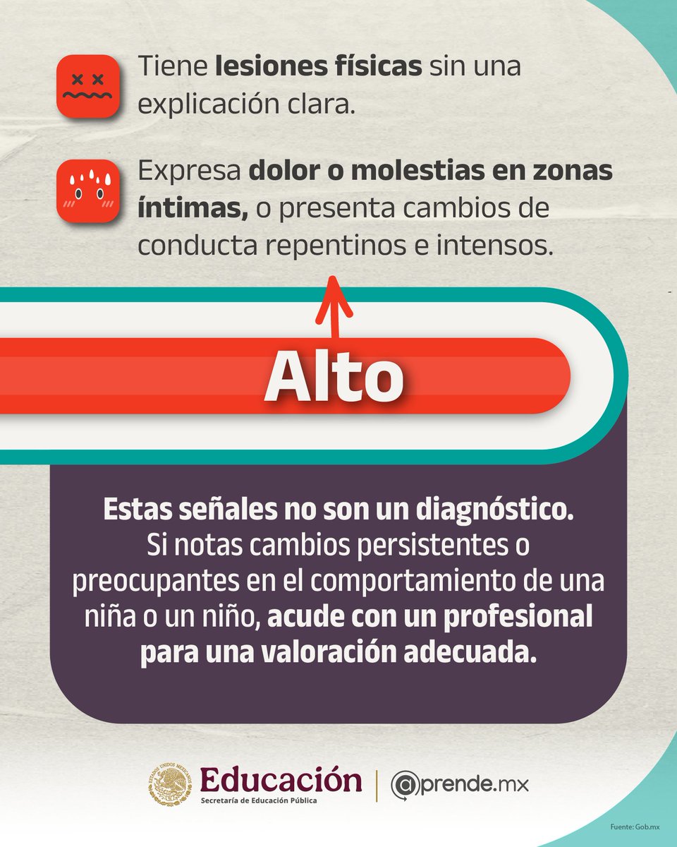 aprende_mx's tweet photo. Los cambios de conducta en la #PrimeraInfancia pueden ser una forma de comunicar que algo no está bien.

Desliza y conoce algunas señales que no deberían pasar desapercibidas. 💬 😱 https://t.co/3XVXmdEVgo