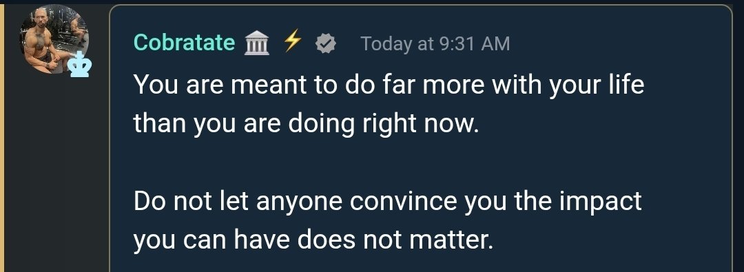 TRWPill's tweet photo. 🚨 Andrew Tate's latest message to his students: https://t.co/AdUJsRbvv9