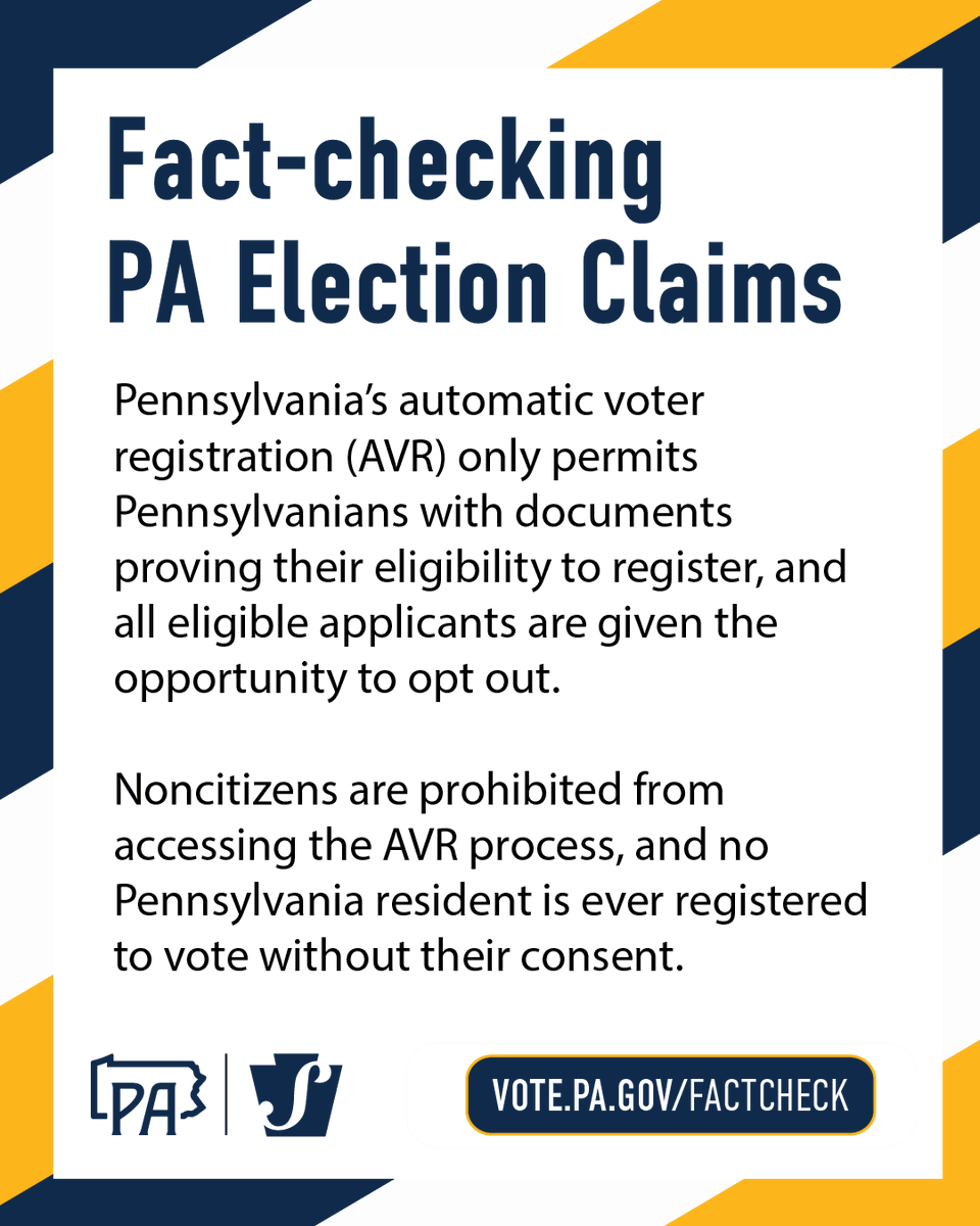 PA Department of State tweet media