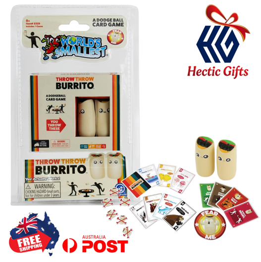 HecticGifts's tweet photo. NEW - The World's Smallest Throw Throw Burrito Game

https://t.co/o6o2iObAz6

#New #HecticGifts #SuperImpulse #SI #TheWorldsSmallest #ThrowThrowBurrito #Game #Minature #Collectible #FreeShipping #AustraliaWide #FastShipping https://t.co/yMy78iQZlW