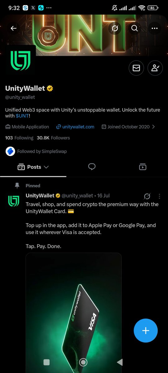Yaamal_web3's tweet photo. @unity_wallet All tasks done and dusted! ✔️
Manifesting a quick win 💫
Thank you so much! 🍁
@Ayeshaaabtc @safuwanbtc @seyamEth https://t.co/Ac2pukiQt0