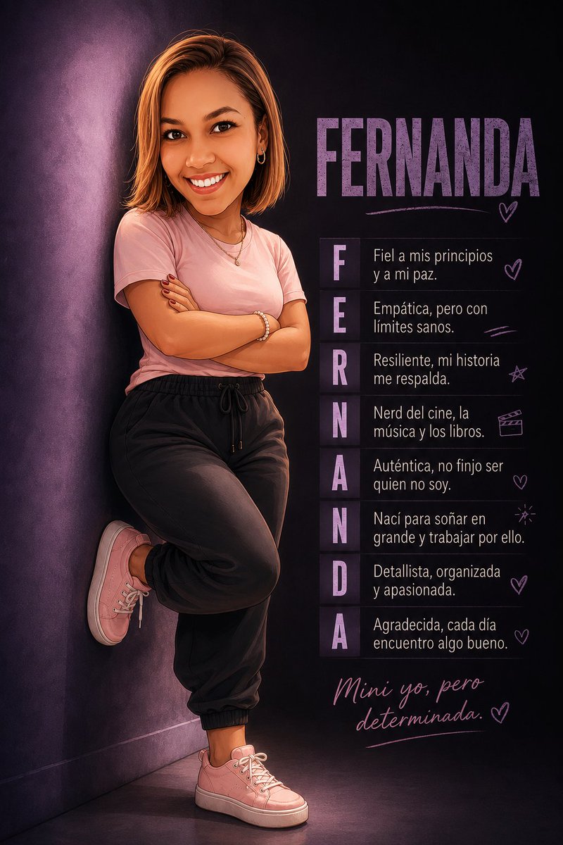 CloseToCredits's tweet photo. Hay una versión de mí que ya dejó de esperar el momento perfecto. Esa simplemente aparece, aprende, se adapta y sigue construyendo, incluso cuando el camino cambia. 💜✨
#DigitalArt #CharacterDesign #Illustration #Chibi #SelfPortrait #BeYourself #Fernanda https://t.co/HoVOVBf7UE