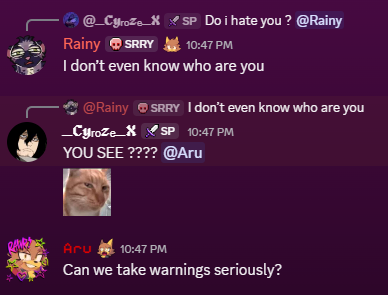 aruartpaca's tweet photo. With an ugly personality comes... AI usage, I guess. This guy was in my Discord server a while back. He randomly decided to be rude to another member he didn't even know. When I warned him to knock it off, he got passive-aggressive instead, so I banned him https://t.co/CCDUbdYpgY