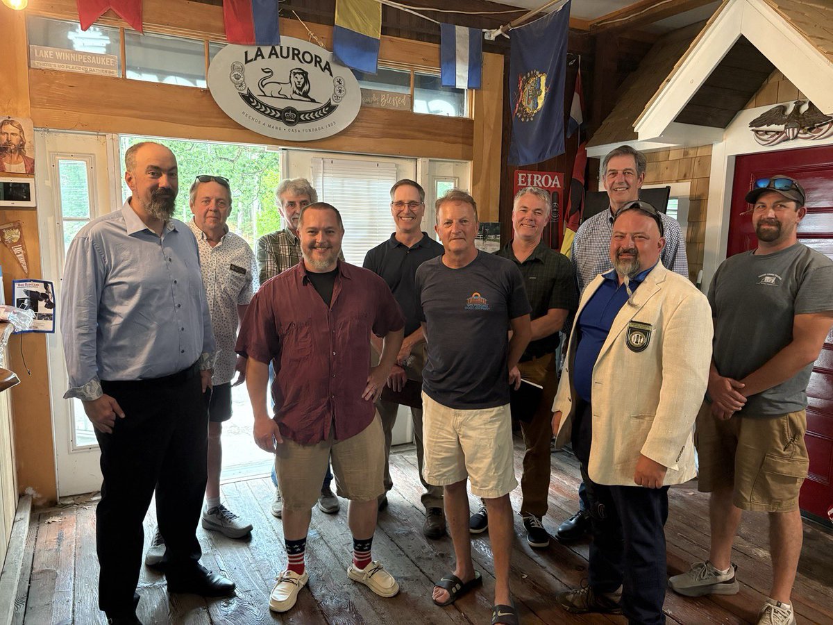 RepHGiasson's tweet photo. On the legislative tour of Nh, when businesses were asked what we can do to help as the state, the prevailing response was to do less. Permitting, licensing, inspecting, long regulatory waits, red tape processes. They are hampering not helping. https://t.co/mIGjoDMlTL