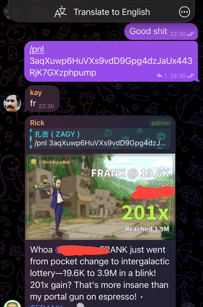 Zagy998's tweet photo. We have daily 100x - 200x in the chat 

solana:3aqXuwp6HuVXs9vdD9Gpg4dzJaUx443RjK7GXzphpump higher thats for sure ! https://t.co/K8ItNekbvk