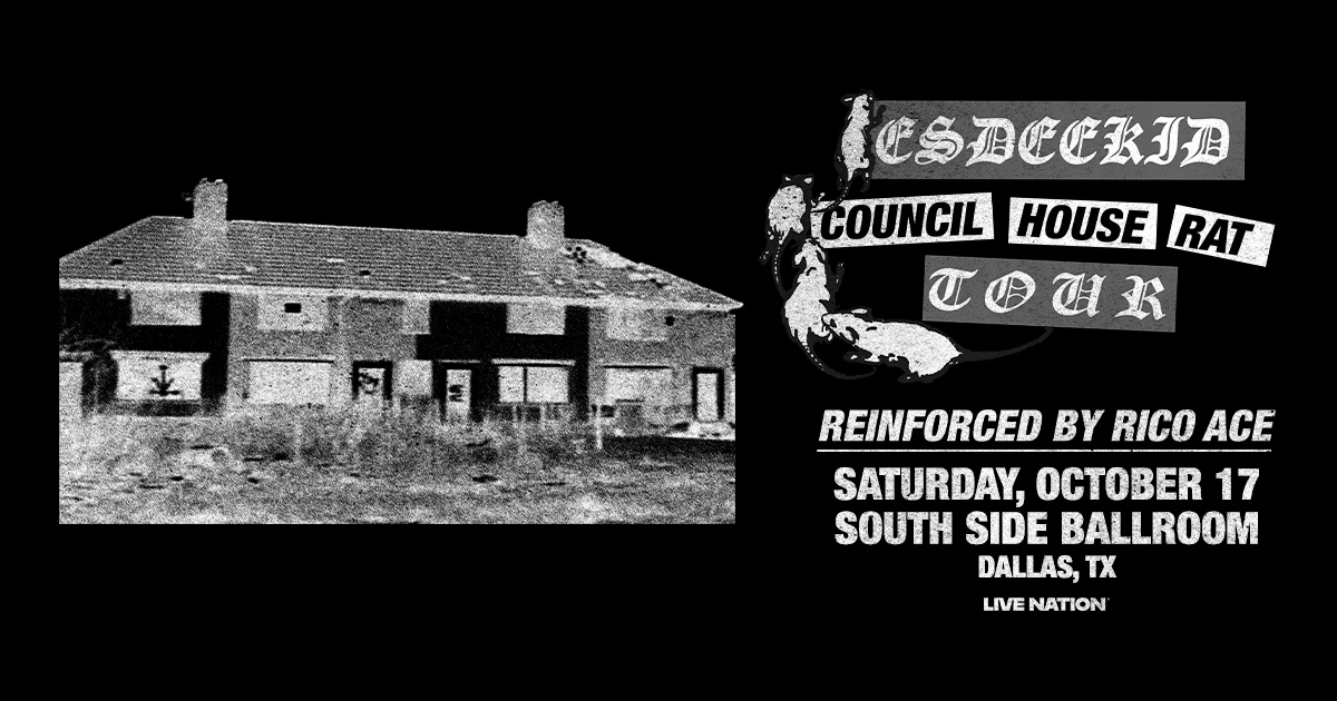 SSBallroom's tweet photo. COUNCIL HOUSE RAT TOUR
With special guest Rico Ace at South Side Ballroom on October 17th. Get tickets Friday, July 31st at 10am. More info at https://t.co/dwcKh4qx36 https://t.co/ukCSEObBMc