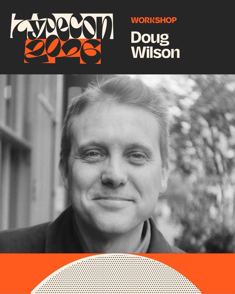 typecon's tweet photo. Workshop: Making Fonts is Only Part of Making Fonts with Doug Wilson and Dan Rhatigan at #TypeCon2026. 

WHEN: Friday, August 07, 2026
TIME: 8:30a–11:30a
LEADER: Dan Rhatigan &amp; Doug Wilson
WHERE: Sunset Room at Revolution Hall, 2nd floor https://t.co/arRmz8UVhh