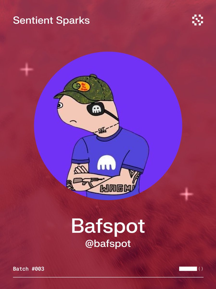 bafspot's tweet photo. Just a few more days and it will be two months since I became a Sentient Spark ✨

Honestly, it feels like yesterday. The pace at which this community is building toward open-source AGI is incredible.

If you have been watching from the sidelines, now’s the time to get involved. Become a Spark today and help shape the future of truly open AI. 

There’s still room at the table. Don’t sleep on this.

@SentientAGI 
@sentient_found 
@SentientEco
