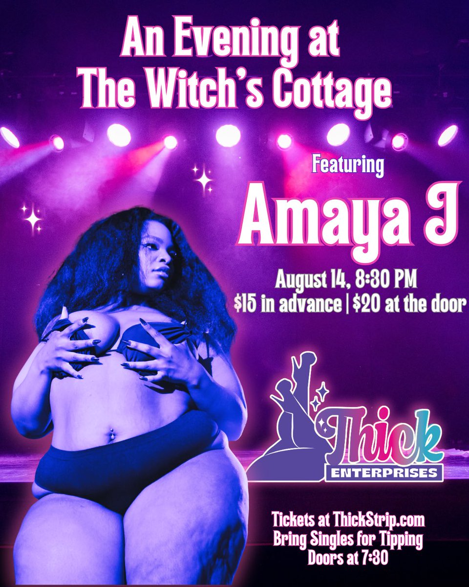 thickenterprise's tweet photo. 📍LA

Meet our dancers! 

Amaya J has the aura that makes you hold your breath when she walks into the room and your heart skip a beat when she looks your way.

#poledance #poledancer #stripshow #spicydance https://t.co/8IA1eoFDUk