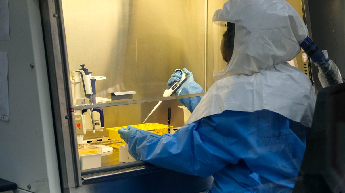 ADFmagazine's tweet photo. Uganda’s public health measures stop Ebola’s spread.