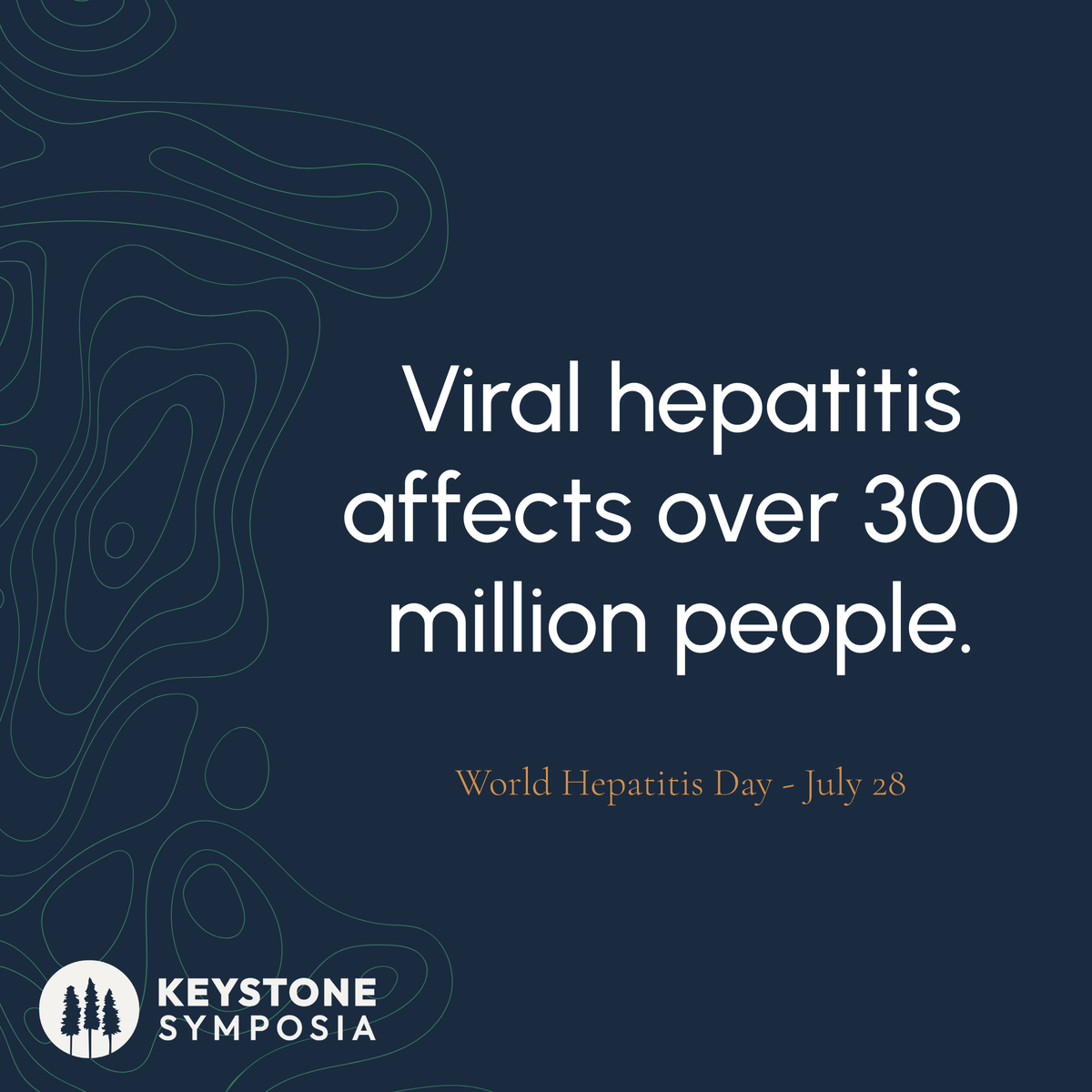 KeystoneSymp's tweet photo. Over 300M people are living with hepatitis.

This World Hepatitis Day, we're celebrating the global community of scientists working toward solutions—and doubling down on our commitment to make sure geography and resources never stand in the way of discovery. https://t.co/rTmsJhRICj