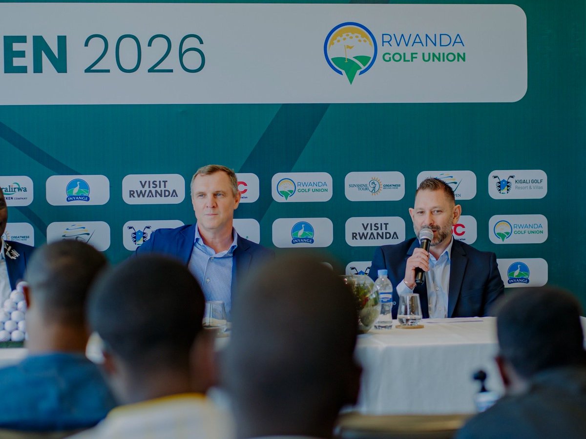 golf_kigali's tweet photo. Rwanda Open 2026 Press Conference โณโจ
The countdown is on for 24โ27 September 2026 at Kigali Golf Resort & Villas.
@bralirwaplc @Heineken @Sunshine_Tour @visitrwanda_now @RwandaGolf @AlwaysInyange @RwandaOpen
#RwandaOpen2026 #KGRV #GolfInRwanda https://t.co/bdVOYMRuE6