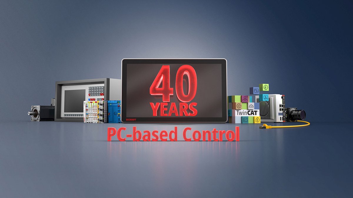 IEBook's tweet photo. 40 Years of PC-based Control for Automation https://t.co/hMqgEPhCPp Beckhoff celebrates 40 years of PC-Based control from a technological revolution in 1986 to a global standard in automation today. #IndustrialAutomation #IndustrialEthernet #Beckhoff #beckhoffautomation https://t.co/VrOYGqQb6i